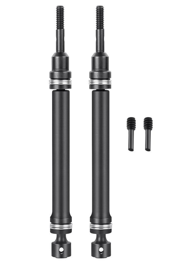QUE-T 2pcs Hard Steel Drive Shafts CVD Universal Front and Rear for 1/16 TRX E-REVO Summit RC Upgrade Parts - Image 5
